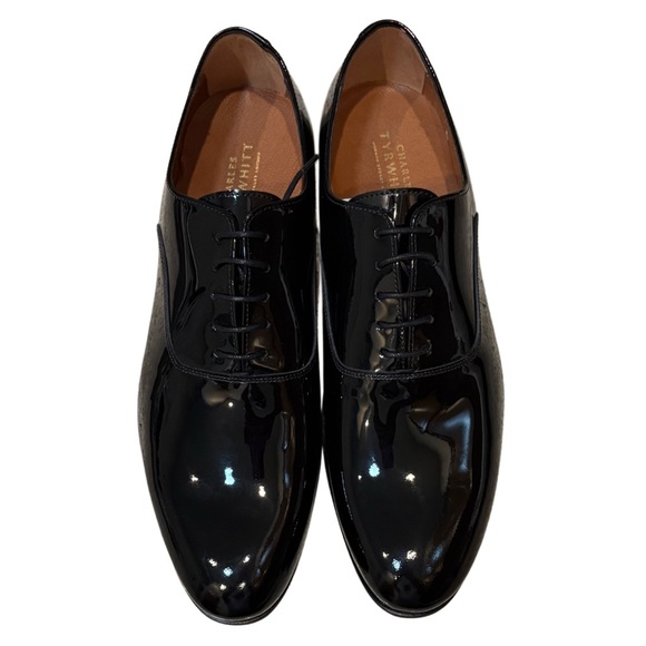 Charles Tyrwhitt Shiny Black Derbys - Picture 2 of 12